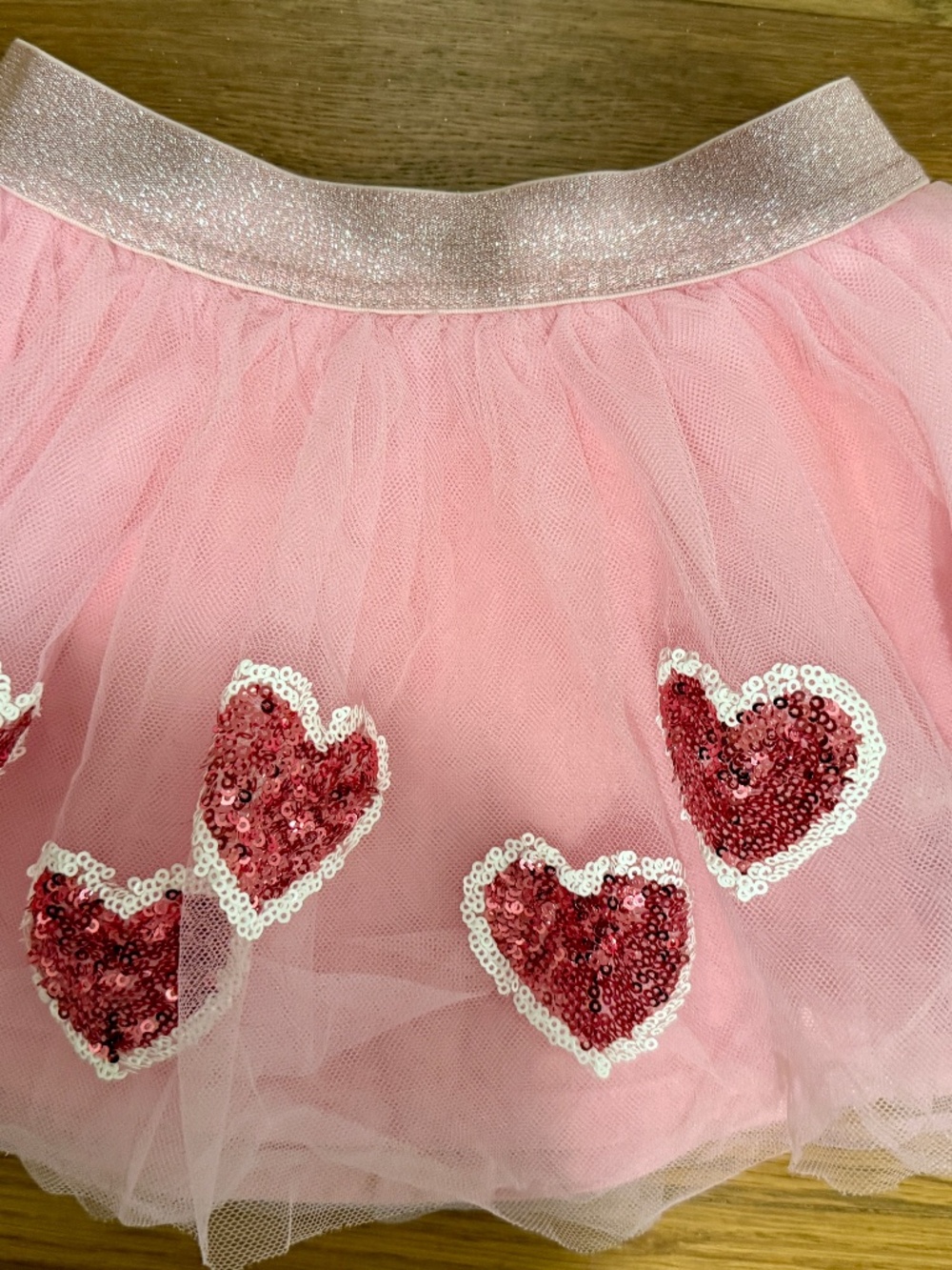 Angel Dear Girls Heart Pink Tutu Size 2-4y